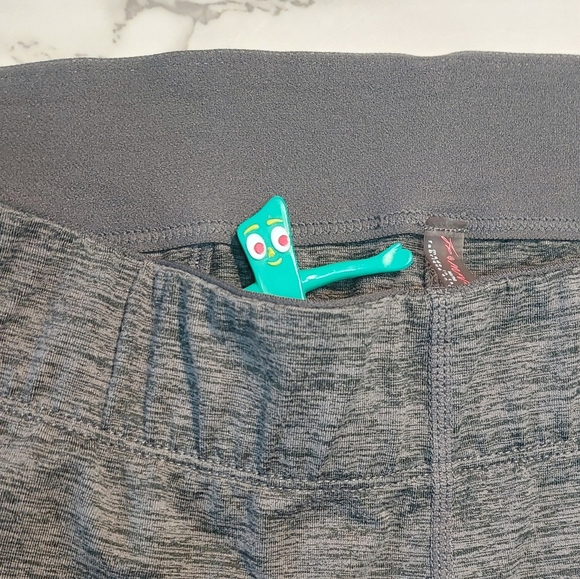 FP Movement Let's Dance Heathered Gray Bubble Pants, Size S - Picture 5 of 13